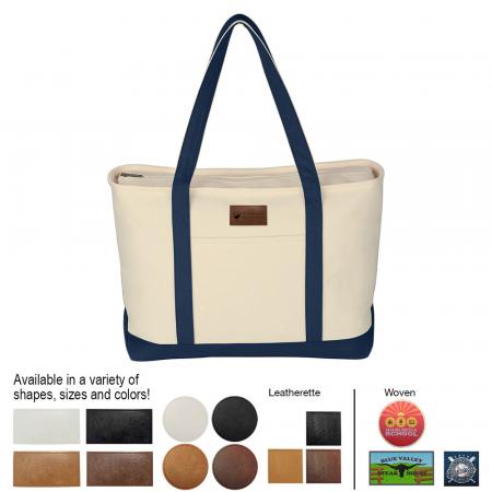 Large Heavy Cotton Canvas Boat Totes 2